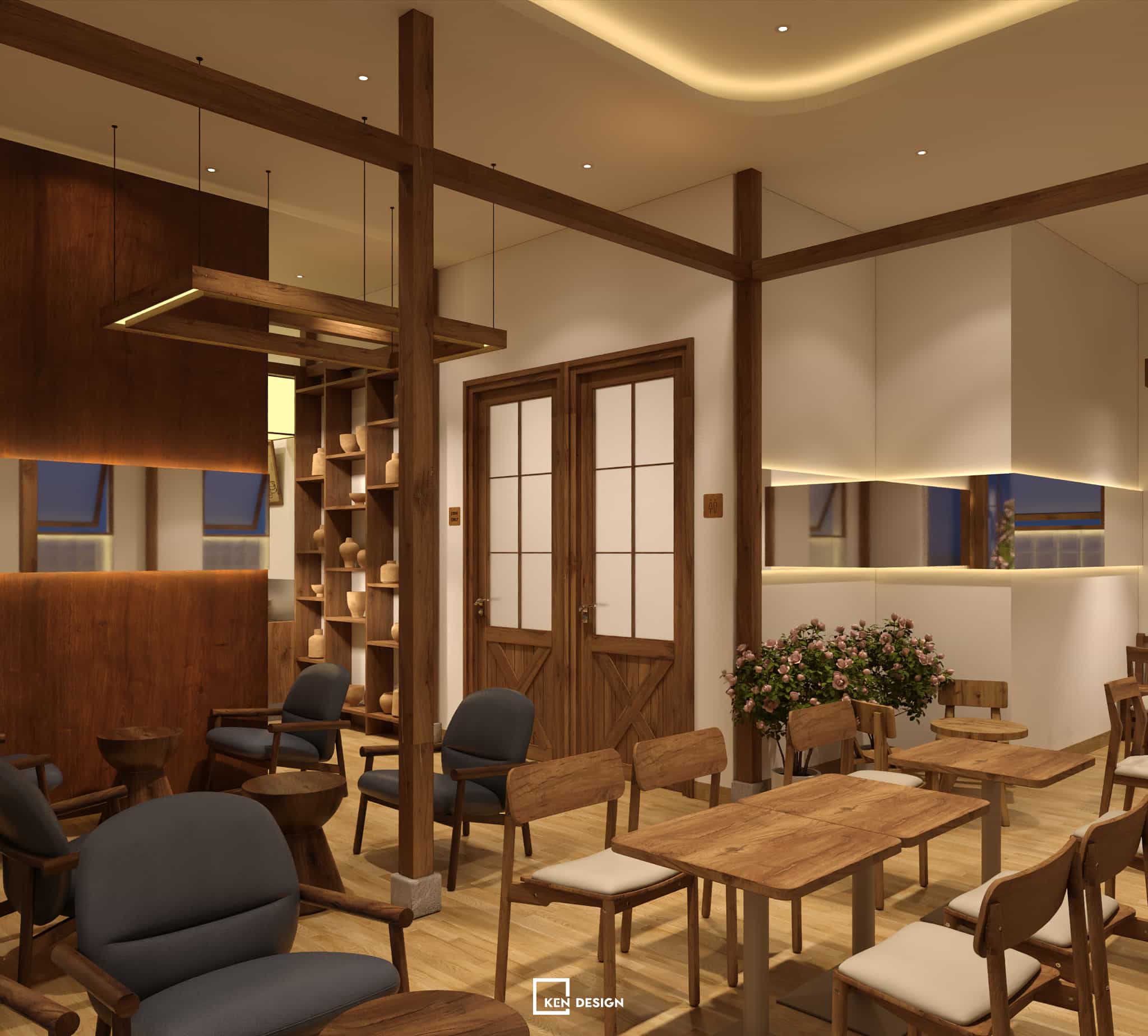 thiết kế quán cafe MeliMeli